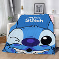 Cobertor de Flanela do Stitch