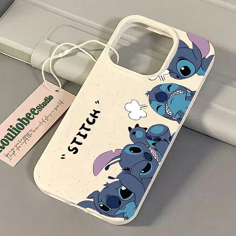 Capa de silicone macia Disney Stitch