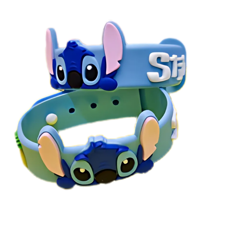 Pulseira Infantil Stitch e Angel